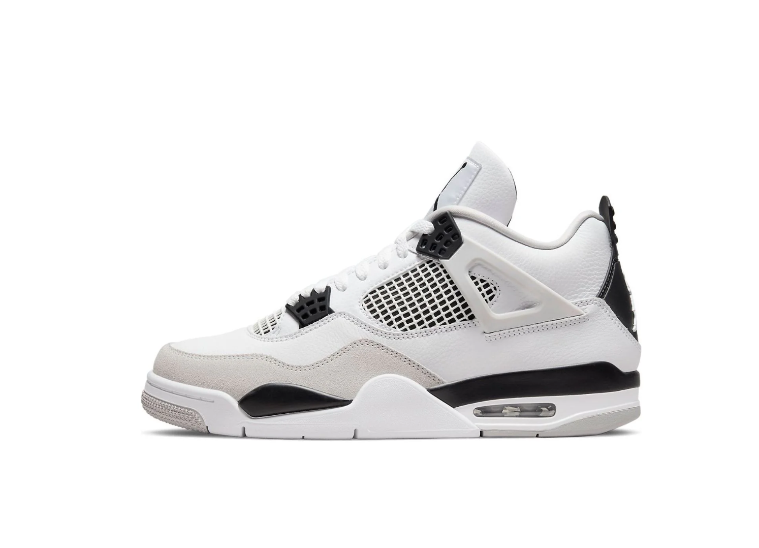 Air Jordan4 Retro 'Military Black / White'