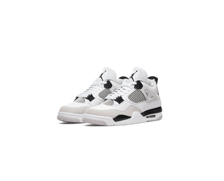 Air Jordan4 Retro 'Military Black / White'