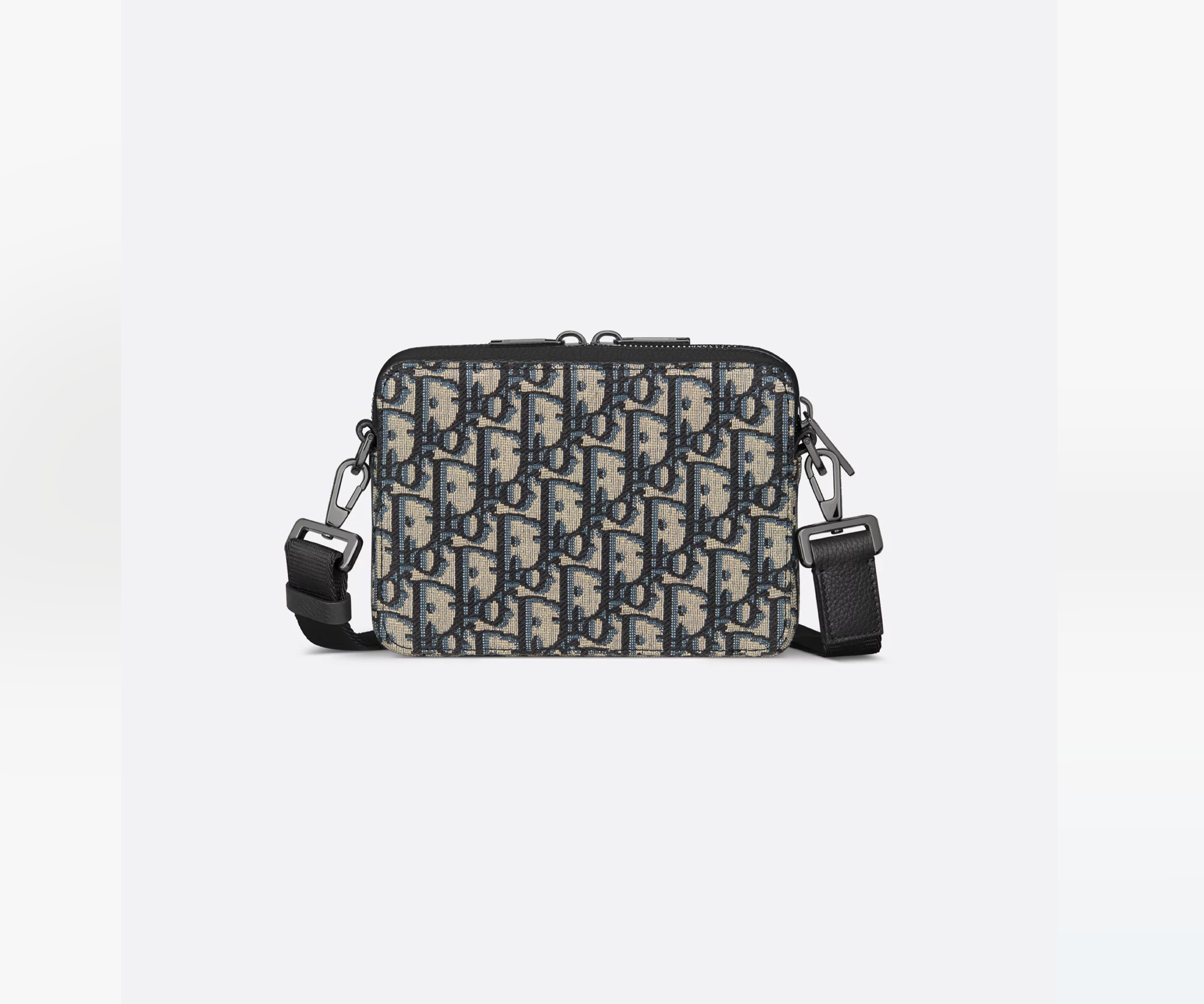 Dior Oblique Jacquard Shoulder Bag - Beige