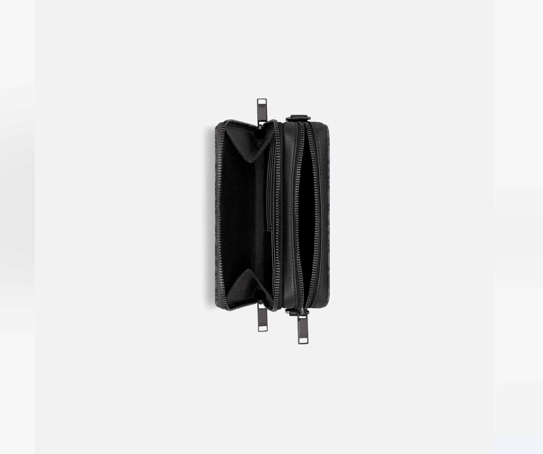 Dior Oblique Jacquard Shoulder Bag - Black